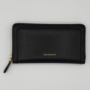 Vera Bradley Georgia Wallet NWT black leather